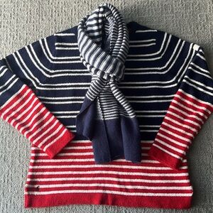 Joules Knit Top & Scarf